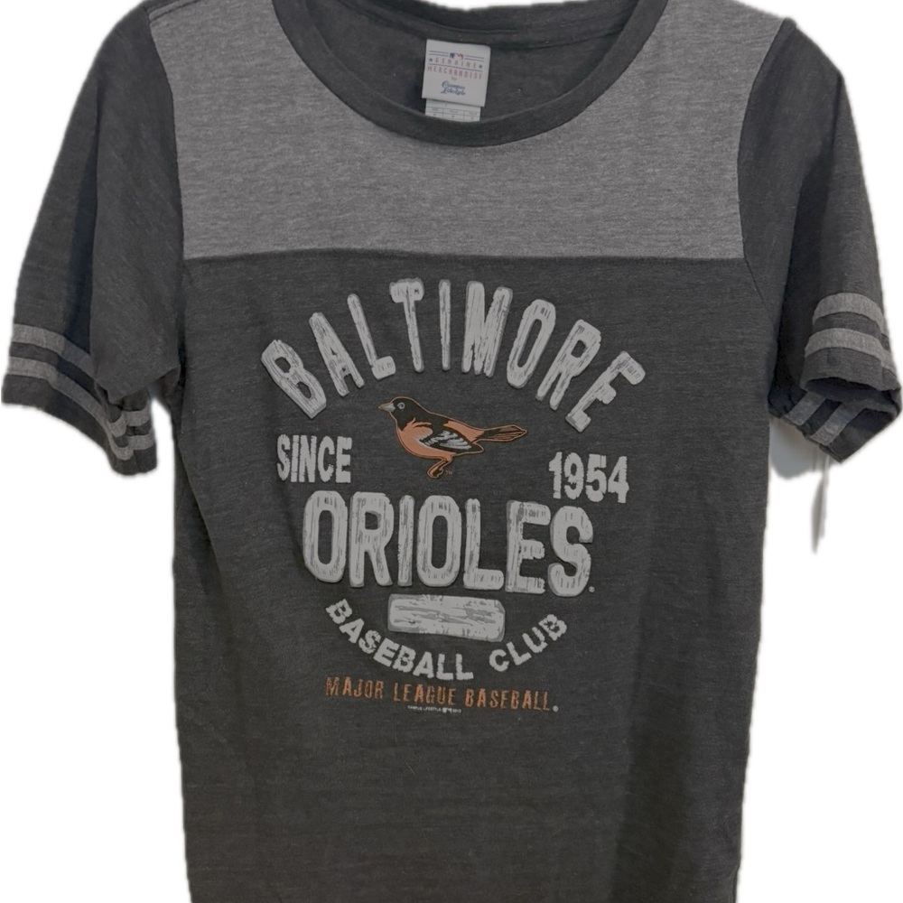 Baltimore Orioles Women's Charcoal Tee